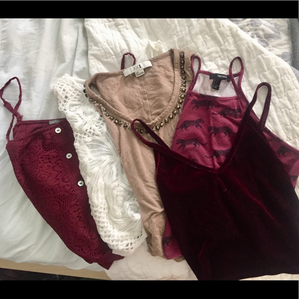 Forever 21 + Charlotte Russe Crop Tops
